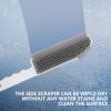 GLSTOY Multi-Functional Window Cleaner Brush with Supple Silicone Bristles, Portable Dust and Groove Cleaning Tool for Kitchen, Bathroom, and Window Screen Cleaning, Pure White view 3