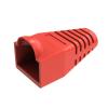 linenb Cable Strain Relief Boots 300pcs Cat6 Strain Relief Boot RJ45 Plug Connector Cover Modular Cap 6.5mm(Red) view 1