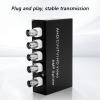 1 in 4 Out Signals Distributor Unit 1ch to 2ch Splitter for Closed Circuit Televisions Cameras Metal Construction Coincident Cable Video Splitter view 4