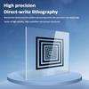 QUGURLID Camera Resolution Test Chart,3 * 3" Camera Lens Resolution Calibration Board,Spatial Limit Resolution Test Chart,0.5m Accuracy&90% Transmittance,for Research (3x3in) view 4