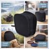 Qalvona Camera Filter Carrying Case Large Capacity, Nylon, 9 Slots with Adjustable Shoulder Strap - Design, Elastic Strap Protection, Travel and Outdoor Use view 4