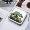 VstaDank Chameleon DVD Case With Zipper Portable CD Case Hardshell DVD VCD Binder Storage Box EVA Protective Blu-ray Wallet 40 Capacity CD Wallet Movie Music Media Disc Wallets view 4