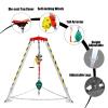 YQJYNVB Telescopic Fire Rescue Tripod with Locking Mechanism - Safety System for Trapdoor and Emergency Situations view 2