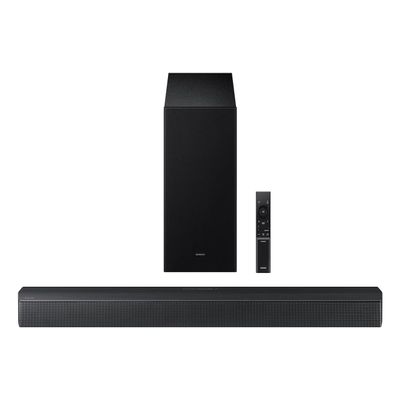 Samsung B-Series Soundbar for HomeHW-B650F 3.1ch Soundbar w/Dolby 5.1 DTS Virtual:X, Bass Boosted, Built-in Center Speaker, Bluetooth Connection, Voice Enhance & Night Mode, Subwoofer Included(Black)