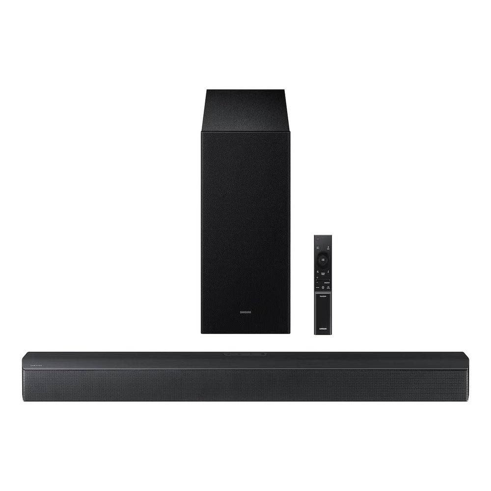 Samsung B-Series Soundbar for HomeHW-B650F 3.1ch Soundbar w/Dolby 5.1 DTS Virtual:X, Bass Boosted, Built-in Center Speaker, Bluetooth Connection, Voice Enhance & Night Mode, Subwoofer Included(Black)