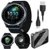 Garmin Approach J1 Junior Golf Watch with GPS, Bright & Colorful Display, Tee-Off Guidance, Essential Features for Learning and Improving, Black w/ Wearable4U PowerBank Bundle view 1