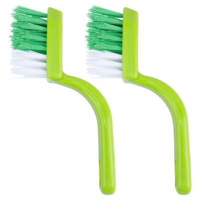 Beaupretty Cleaning Brush Set 2pcs Non-Scratch Bristles Multi-Purpose Floor and Sink Scrubbing Tool for Household Cleaning Supplies and Dust Removal Random Color