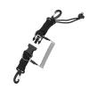 WIHFHGZ Professional Diving Lanyard with Quick Release Coil, Loss Proof for M4 Handle Fittings - Secure and Flexible, Durable Steel Wire and Canvas, Ideal for Underwater Use (Gray) view 2