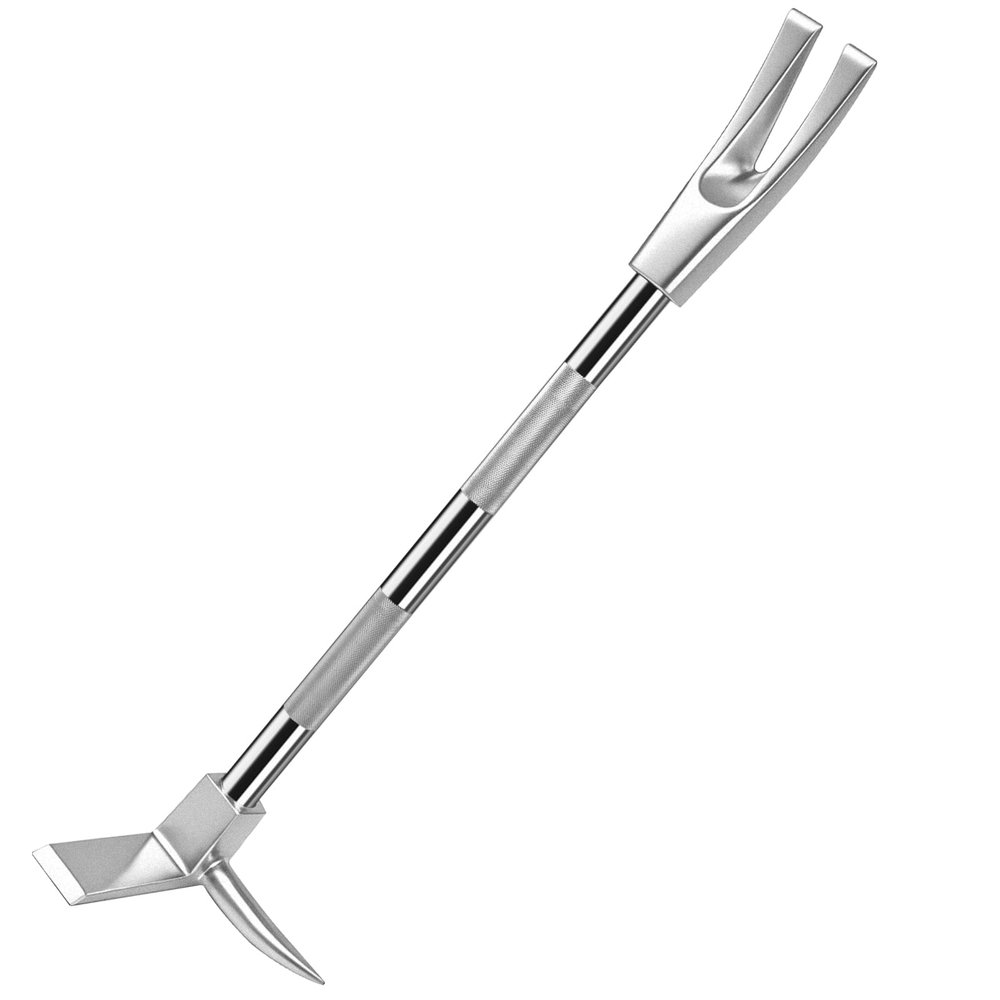 ATOLS 30" Halligan Bar Heavy-Duty Forged Steel Breaching Tool with Non-Slip Grip, Firefighter Tools for Rescue, Forced Entry & Emergency Breakthroughs