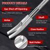ATOLS 30" Halligan Bar Heavy-Duty Forged Steel Breaching Tool with Non-Slip Grip, Firefighter Tools for Rescue, Forced Entry & Emergency Breakthroughs view 4