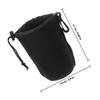 BESPORTBLE 3pcs Waterproof Camera Lens Storage Bag Drawstring Lens Pouch Outdoor Travel Protector for Dslr and Mirrorless Cameras Waist Pack L Size view 2