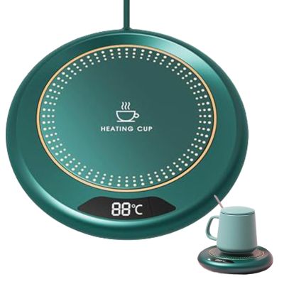 3 Gear Adjustable USB Mug Warmer, 8H Automatic Power-Off Cup Heater, Non Slip Portable for Water Milk Tea Coffee, Home Office Desk