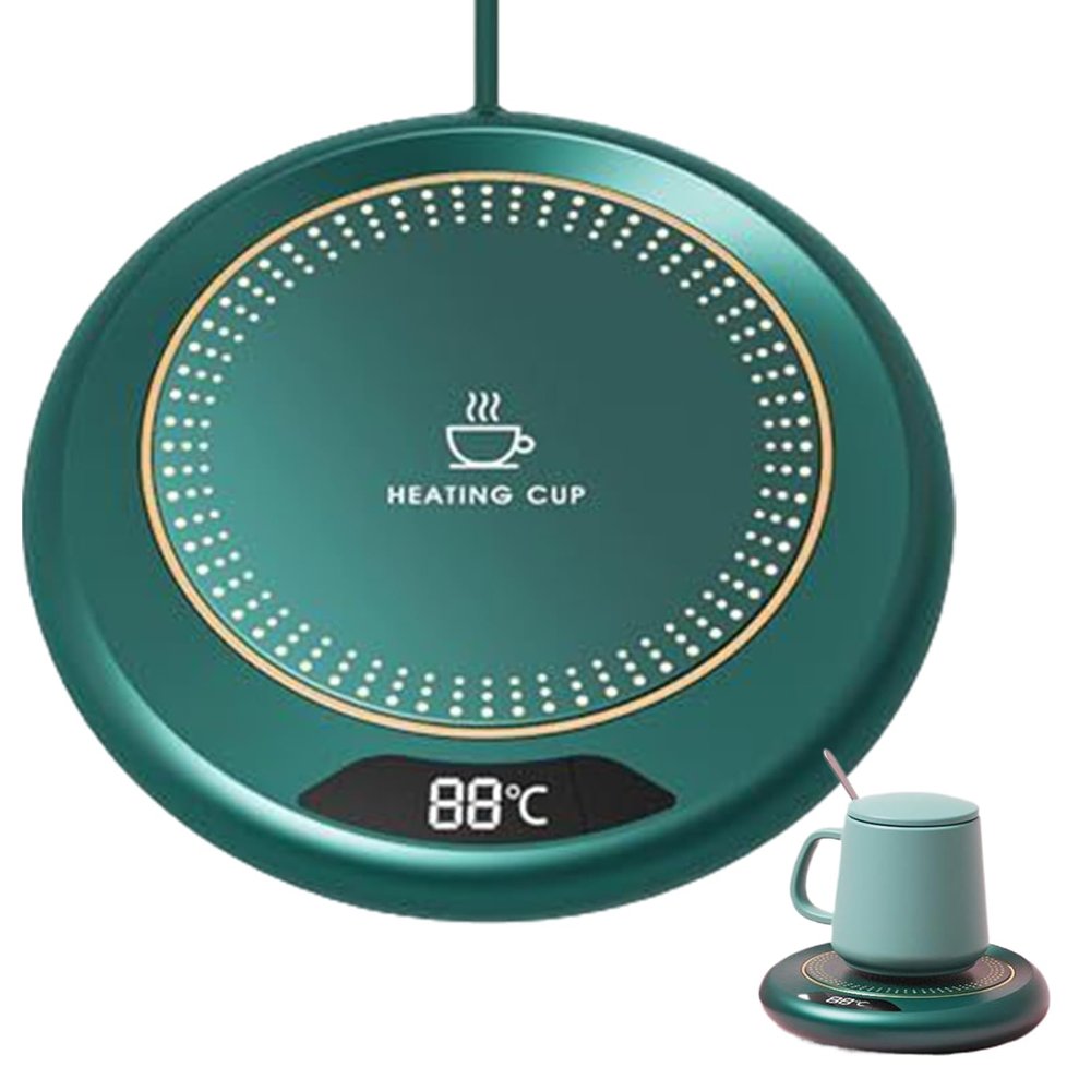 3 Gear Adjustable USB Mug Warmer, 8H Automatic Power-Off Cup Heater, Non Slip Portable for Water Milk Tea Coffee, Home Office Desk