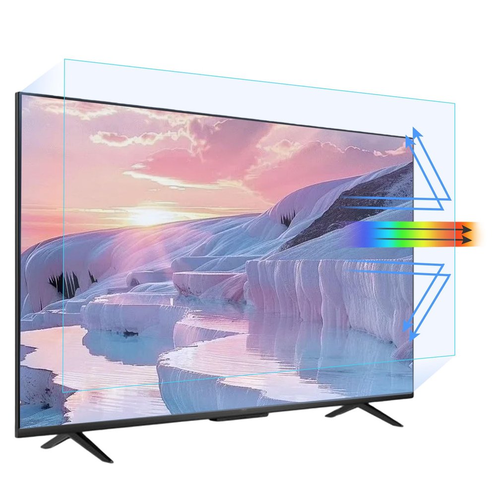 AIZYR Anti Blue Light Anti Glare Screen Protector, Matte Blue Light Blocking Screen Protector, Anti-Scratch Shield Screen Film,75 in 1682 * 966mm