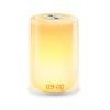 Wake Up Light Sunrise Alarm Clock, Natural Wake-Up with 7 Color Mood Light, Nature Sounds, Touch Control, Snooze, 3 Brightness Levels, Portable for Bedroom, Travel view 1