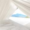 Ivory 25x36 feet 4-Way Stretch Spandex Tent Ceiling Drape with Pole Pockets Wedding Backdrop Curtain Draping Fabric for Parties and Venues Reception Event Decorations Supplies view 3