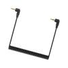 Spring Coiled 2.5mm to C1/C 3/N1/N3/S1/S 2 Male Flashing Syncing Cord with Gold Plate Connectors for Camera Flashing Triggering Remote Spring Coil PC Syncing Cable view 1