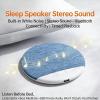 Bluetooth Sleep Pillow Speaker for Sleeping, Mini Bone Conduction Under Pillow Speaker with White Noise, Sleep Timer, Stereo Bass, Volume Control, Auto-Off for Side Sleepers (Mix-A) view 2