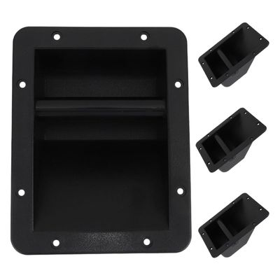 Toddmomy 4pcs Speaker Handle Replacement Plastic Side Cabinet Handles for Audio Equipment for Stage and Home Amplifier Speakers