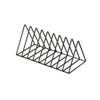 zhongxlla Record Holder, Multi-purpose Iron Tabletop Storage Shelf CD Record Books Rack view 1