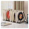 zhongxlla Record Holder, Multi-purpose Iron Tabletop Storage Shelf CD Record Books Rack view 3