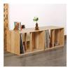 zhongxlla Record Holder, Vinyl Record Holder - Tabletop Storage Display Shelf Stackable Wooden LP Cabinet Stand view 3