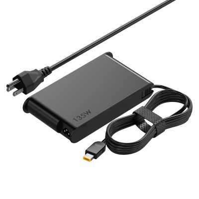 135W 20V 6.75A Laptop Charger Replacement for Lenovo Thinkpad X1 Extreme, Fit for Ideapad Gaming Laptop L340,3-15, Fit for Yoga 9i, Fit for Dock AC Power Adapter Supply Cord
