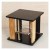 zhongxlla Record Holder, Rotatable Wooden CD Record Rack Game Disc Storage Shelf view 3