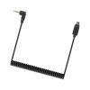Spring Coiled 2.5mm to C1/C 3/N1/N3/S1/S 2 Male Flashing Syncing Cord with Gold Plate Connectors for Camera Flashing Triggering Remote Spring Coil PC Syncing Cable view 1