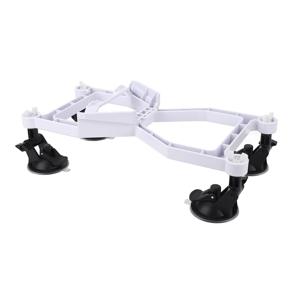 YWBL-WH Mini Satellite Antenna Mount, Portable Sunroof Suction Cup with 4 Strong Suction Cups for RVs and Road Trips