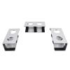 YWBL-WH Under Desk Laptop Mount, Aluminum Alloy Storage Shelf for Devices Up to 3.8cm, Space Saving and Easy Installation for Home Office (Silver) view 2