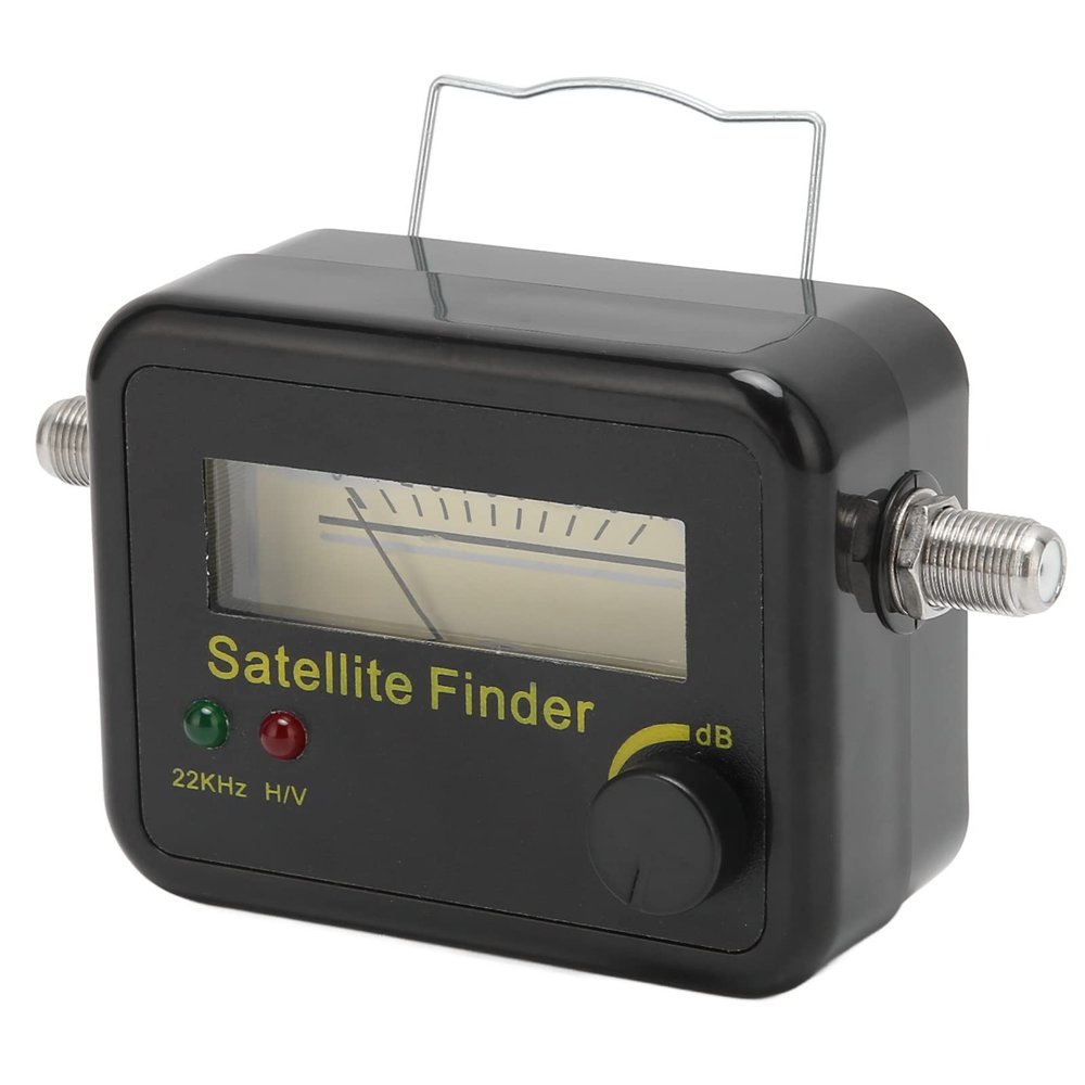 aqxreight Satellite Signal Detector Professional Sensitive Compact TV Antenna Signal Strength Meter with LCD Display in Matter Satellite Minutes Sensitive Easy Detector