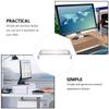 Zerodeko Acrylic Computer Monitor Riser Stand 40x20x10cm, Multifunctional Desktop Organizer with Keyboard Storage, Elevating Screen Stand for Home Office Use view 3