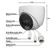 ACELEVEL 8 Channel PoE Security Camera System, 8-ch NVR with 2TB HDD, 6MP IP Turret Cameras, 4K Support, 98ft Night Vision, NDAA Compliant (4 Cameras) view 3