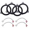 2 Pairs 6.5 Inch Car Speaker Adapter Board and Wiring Harness Compatible with Frontier Equator Q45 I30 view 1