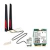 BE200 VViFi 7 BIIuetuoth 5.4 VViFi Card BE200NGW Wirreless 802.11AX 2.4G/5G/6GHz Network Adaptier for Win10/11 PC Notebook view 1