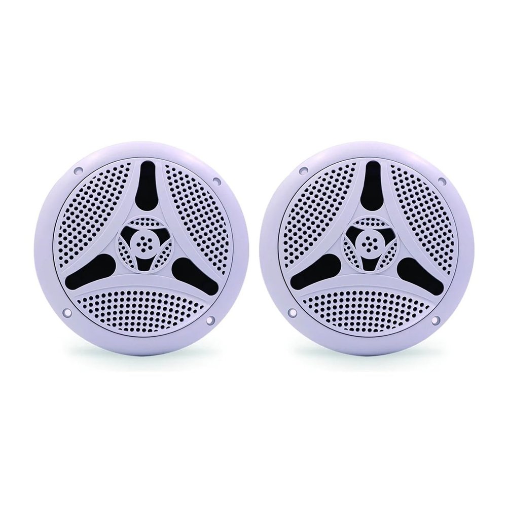 UKMctR 2PCS 6.5" Boat Music Player 150W Speaker Waterproof 12V Weather Resistant Outdoor Stereo for Boat ATV Outdoor Motorcycle
