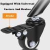 Height-Adjustable Laptop Stand,Mobile Tripod with Wheels,Includes PAD Slot and Cup Holder,Suitable for Indoor and Office Use view 4