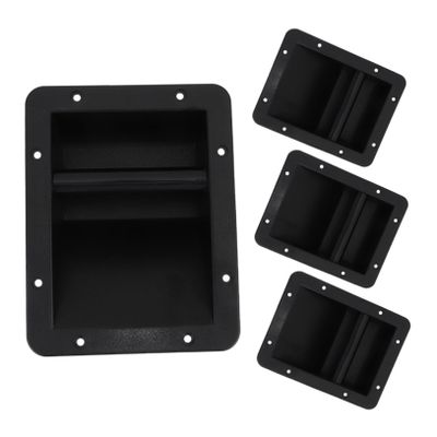 4pcs Plastic Speaker Handles Replacement Side Carrier Handles for Amplifier and Pa Speakers Sturdy Accessories for Audio Equipment Transport
