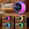 Sunrise Alarm Clock with Color Changing Night Light, 13 Dynamic Modes & 5 Brightness Levels, Digital Alarm for Bedroom, Kids, Timer, Compact Design view 3