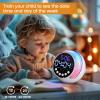 Sunrise Alarm Clock with Color Changing Night Light, 13 Dynamic Modes & 5 Brightness Levels, Digital Alarm for Bedroom, Kids, Timer, Compact Design view 4