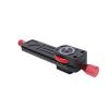 EBTOOLS Macro Photography Slider, Aluminum Alloy Gear Rack Transmission System for Ultra Fine Adjustment, with Plate and 1/4 Inch Screw, for Mirrorless Cameras Close Up view 1