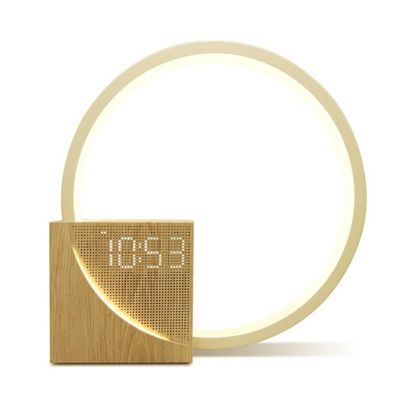 Wake Up Light Sunrise Alarm Clock with Dual Alarms, Natural Sounds, Adjustable Night Light, Touch Control Bedside Lamp for Gentle Wake Up