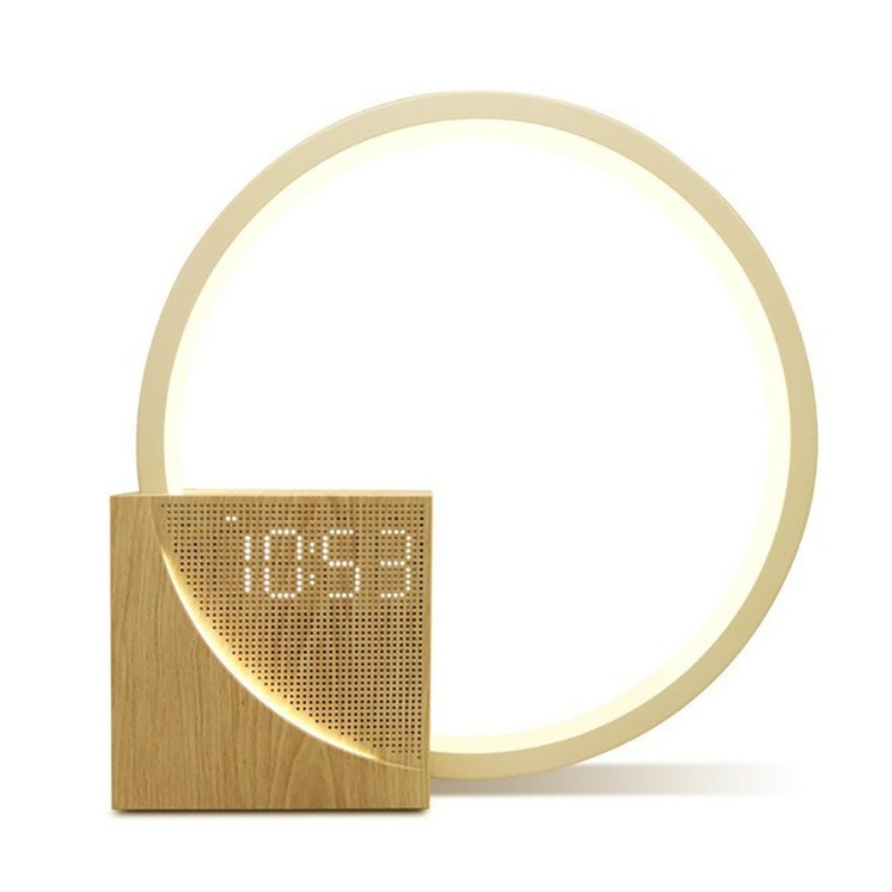 Wake Up Light Sunrise Alarm Clock with Dual Alarms, Natural Sounds, Adjustable Night Light, Touch Control Bedside Lamp for Gentle Wake Up