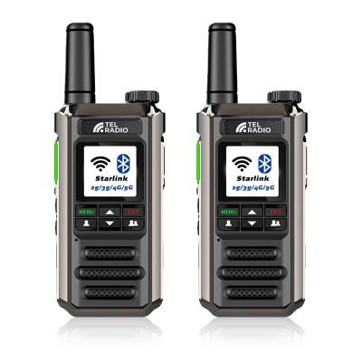 Lifetime Free Unlimited Range Walkie Talkies, 4G LTE POC Two-Way Radio with SIM Card, Nationwide Push-to-Talk for Business & Team Management