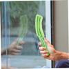 Ciieeo Window Shutter Cleaning Brush and Handheld Blinds Cleaning Brush 2pcs, 7-Tooth and 3-Tooth Design, Sturdy Plastic with Orange and Green Handles for Indoor Window and Air view 4