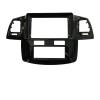 Auto Parts 9 Inch Car Radio Fascia Fit for Toyota Fortuner Hilux 2005-2014 Double Din Fascias Panel Dashboard Stereo Car DVD Frame in-Dash Kits Nice-Looking(Frame-2005-06 at) view 2