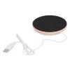 Zerodis Wood Pattern USB Heater Pad Beverage Warmers Cup Warmer Mat 176F Safe Portable Coaster for Coffee and Tea Lovers Wood Pattern USB Heater Pad Fast Heating Kitchen view 4