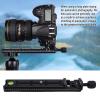 Decumeby FNR 200 Camera Rail Nodal Slide, 185mm Professional Panoramic Rail with Dual Dovetail Slots and Bubble Level, for Macro Focus Stacking and Landscape Photography view 2