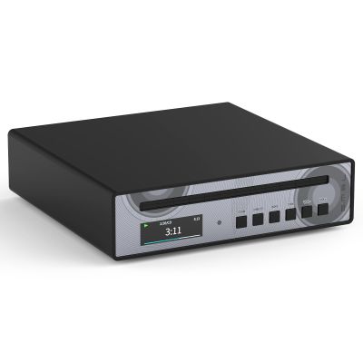 SMSL PL100PRO CD Player 2X CS43131 DAC Chip Preanplifier RCA/XLR Balanced/3.5mm HP/4.4mm HP/Optical/Coaxial Output Headphone Amplifier for Hone MQA Decoding CD Transport with Remote Control (Black)